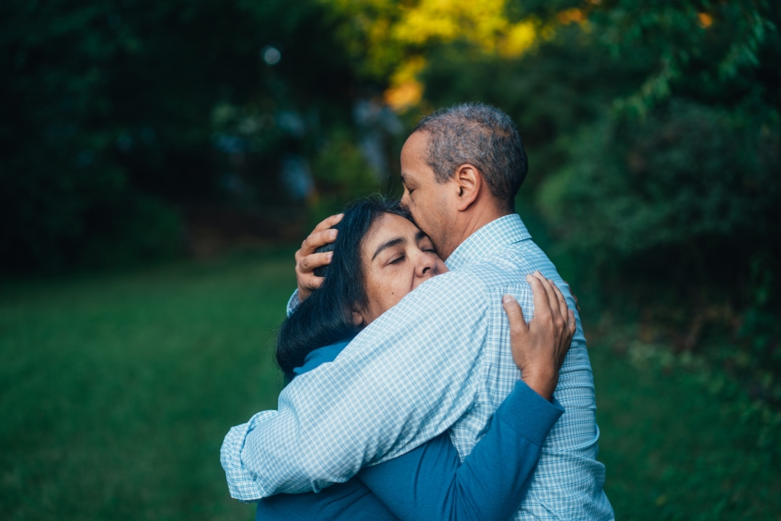 Family Hugging