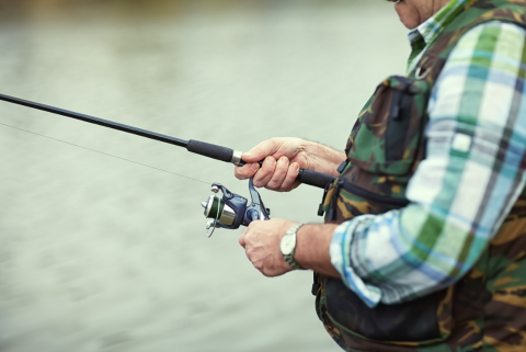 Man fishing